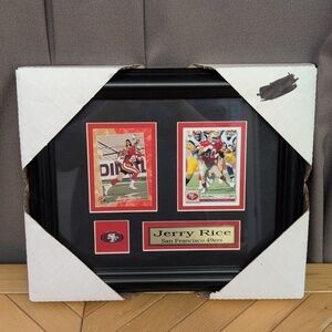 JERRY RICE COLLECTIBLE FRAME